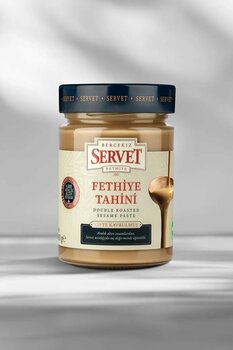 BERCEKIZ SERVET ŞEKERLEME Çifte Kavrulmuş Taze Fethiye Tahini - 300 gr