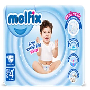 Molfix No:4+ Maxi Plus 126 Adet Bebek Bezi
