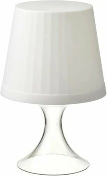 IKEA Lampan led li masa lambası, pilli, beyaz, 24cm