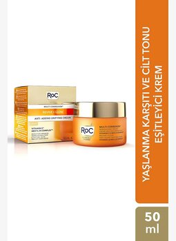 RoC Multi Correxion Revive + Glow Yaşlanma Karşıtı ve Cilt Tonu Eşitleyici Krem 50 ml Bedensiz 15677362