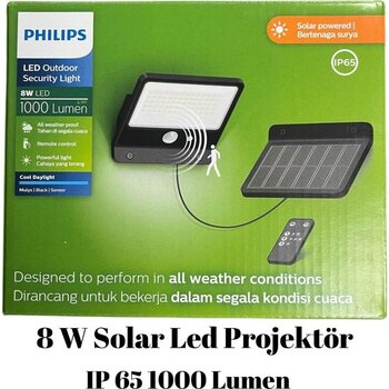 Philips Phılıps 8W 1000 Lumen Solar LED Projektör - 4