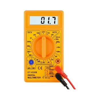 Zhltools Dijital Avometre Multimetre Ölçü Aleti Akım Ölçer Dt-830b