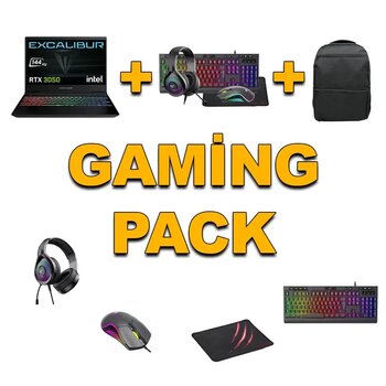 Casper Excalibur G770 1245-8Vj0t-B Gaming Pack Intel Core İ5 12450H 16Gb Ram 512Gb Ssd Nvidia Geforce Rtx 3050 (4Gb) 15.6" Windows 11 Home Siyah Gaming Laptop + Havit Oyuncu Paketi Hediyelivitrin