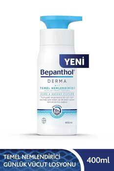 Bepanthol Derma Temel Nemlendirici Günlük Vücut Losyonu 400 Ml  Kuru Ve Hassas Ciltler