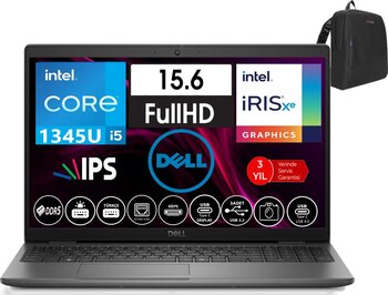 Dell Latitude 3550 Intel Core I5 1345U 64GB Ddr5 512GB SSD 15.6" Fhd IPS WINDOWS11PRO Taşınabilir Bilgisayar WN005L35501542 + Zetta Çanta