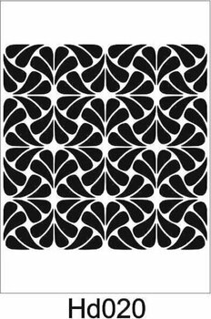 Duvar Dekor Stencil Şablon 30x30 Hd-020