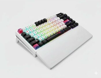 Asus M704 Rog Azoth X %75 Nx Snow/pbt/tr Pbt Türkçe Kablosuz Gaming Klayve Siyah