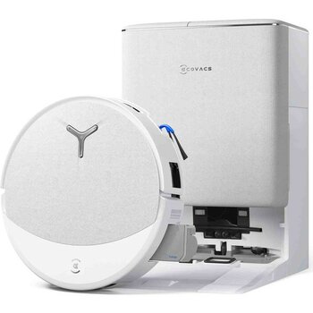 Ecovacs Deebot T90 Pro Omni Robot Süpürge ve Paspas, 30.000PA Güçlü Emiş, Zerotangle 4.0​ - Beyaz