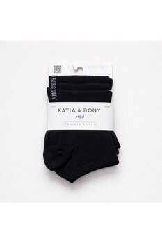 Katia&Bony Kati&Bony Erkek Çorap 3'lü Siyah 39-42 39-42 Beden