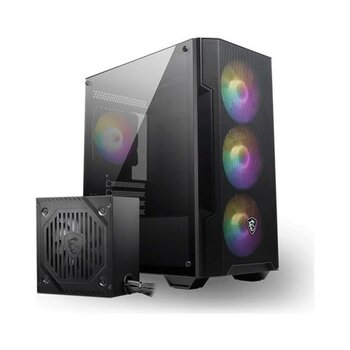 Msı Mag Forge M100A D60 600W 80+ Akrilik Yan Panel 3X120MM 1X120MM Argb Bronze Matx Gamıng Kasa