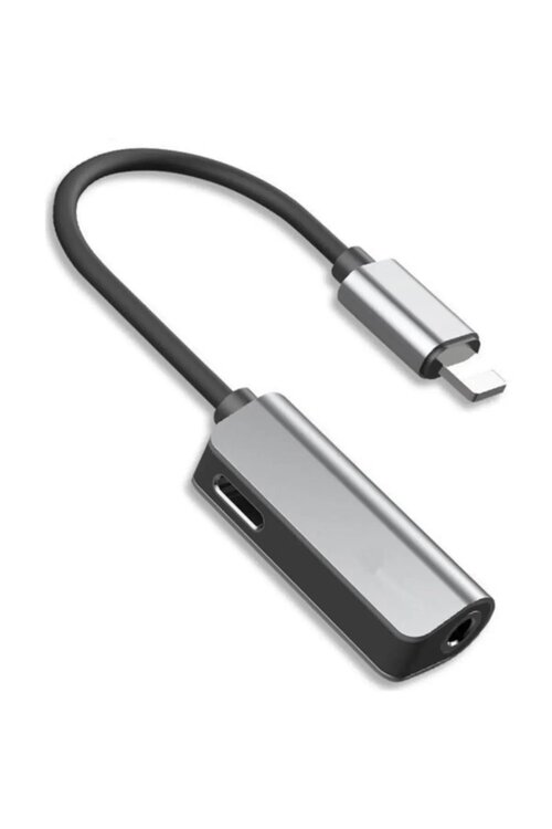 ROGGER Lightning Splitter 2 In 1 Gümüş Lightning Kablo