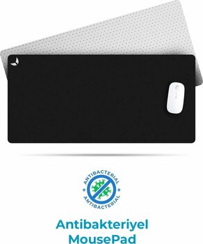 GoLite Siyah Gaming Ve Ofis Mouse Pad 70x30cm Antibakteriyel Mousepad Oyuncu Uzun Ve Büyük Boy Fare Altlığı