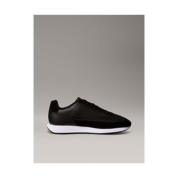 Calvin Klein Kadın Retro Runner Lace Up Spor Ayakkabı - Siyah - 39