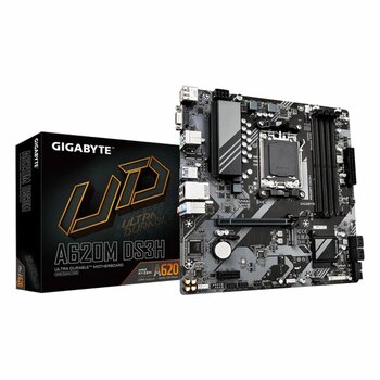 Gigabyte A620m Ds3h Ddr5 (6400Mhz)Oc M.2 Vga/Hdmı/Dp Pcıe 4.0 Am5 Matx Anakart