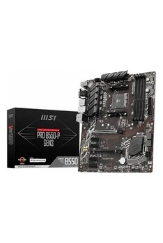 Msı Pro B550-P Gen3 Soket Amt Ddr4 4444 Pcı-E Gen 4 ,M.2x1, 6X Sata 6Gbps ,2X Usb 3.2 Gen 2 10Gbps Atx Anakart