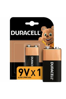 Duracell Duracel Alkalin 9 Volt Pil Tekli - 5 Adet