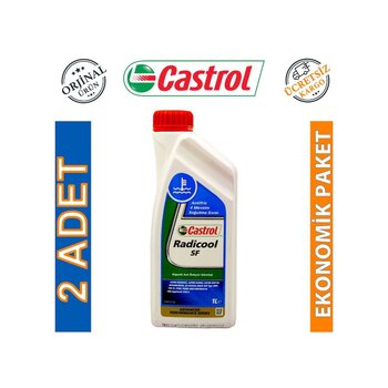 Castrol Radicool Sf Konsantre Kırmızı Antifriz 1 Lt 2 Adet