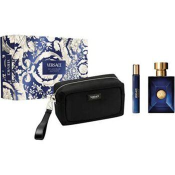 Versace Dylan Blue Edt Xmas Set 25 (100 ML+TS10 ml + Pouch) - 0