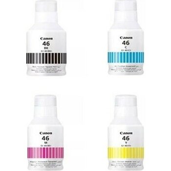 Canon Gı-46 Maxify GX7040 4 Renk Orjinal Mürekkep seti AIU31 - Renkli
