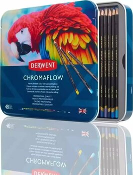 Derwent Chromaflow 48 Kuru Boya Kalem Seti