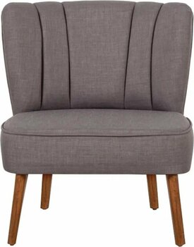 Ze10 Design Monn Way Gri Keten Tekli Koltuk