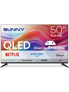 Sunny Sn50qfprl-A14s Full Hd 50" 127 Ekran Uydu Alıcılı Google Smart Qled Tv