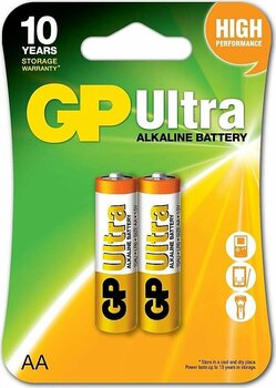 GP G-Tech LR6 AA Boy Ultra Alkalin Kalem Pil 2'li Paket GP15AU-U2 Sıfır