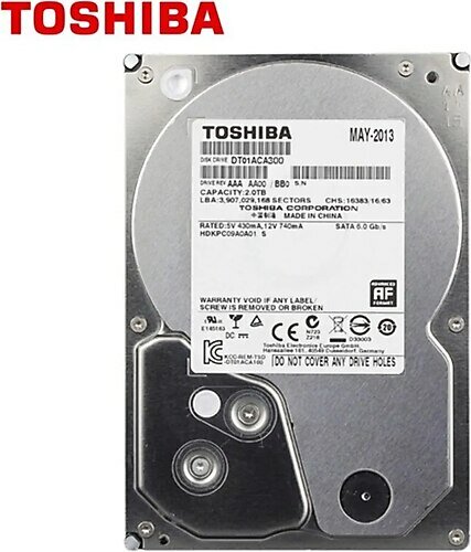 Toshiba DT01ACA300 3 TB 7200 RPM 4.17 ms Harddisk