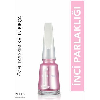 Flormar Pearly Yarı Transparan & Parlak Bitişli Sedefli Oje (PL118 Lilac Dreams) 8682536109857 - LİLA