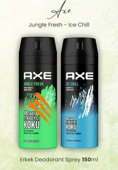 Axe Erkek Deodorant Sprey Jungle Fresh ve Ice Chill 150 ml