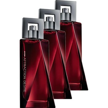 Avon Attraction Desire Erkek Parfüm Edt 75 Ml. Üçlü Set - 75 ml