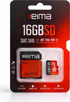 EİMA 16GB SD Kart | SDHC, Adaptörlü, Güvenilir Hafıza Kartı