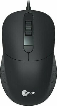 Lecoo MS102 Siyah Optik Kablolu Mouse