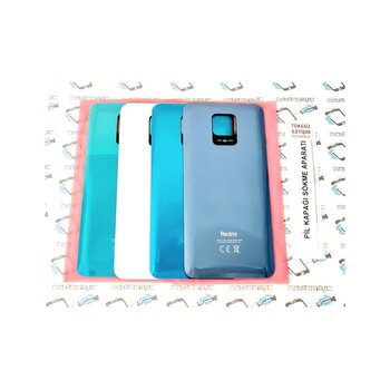 Xiaomi Redmi Note 9 Pro Arka Kapak Batarya Kapağı (275893309) Beyaz