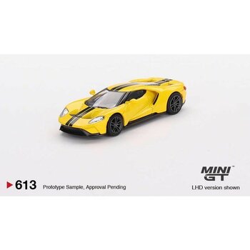 Hot Wheels Mini Gt Ford Gt Triple Yellow - 613