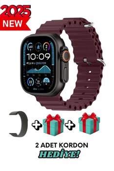 Realme Uyumlu Akıllı Saat Watch Ultra2 49Mm Kordon Hediyeli - Son Versiyon