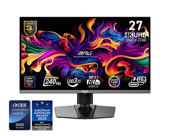 Msi MPG 272URX QD-OLED 27 inch 3840x2160 0.03ms 240Hz HDMI DP Oyuncu Monitörü