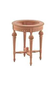 Bendegan Ms - Sak 119 / Yıldız Yuvarlak Fiskos Cilasız Ham Ahşap