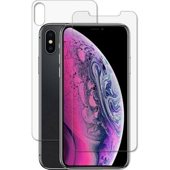 Kvy Iphone Xs Ön Arka Nano Kırılmaz Cam Ekran Koruyucu - Şeffaf