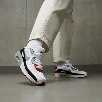 Nike Air Max 90 Ltr Sneaker Ayakkabı CD6864-019 (Bir Beden Büyük Almanızı Öneririz) - 38,5 - Gri - Beyaz