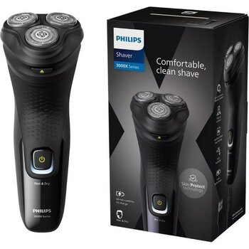 Philips 3000X Serisi Erkek Tıraş Makinesi, Powercut Bıçak Teknolojisi, 5d Esnek Başlık, Islak Kuru Kullanım, - Standart