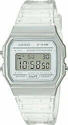Casio Standart F-91WS-7DF Şeffaf Beyaz Kol Saati