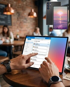 Klavyeli Android Tablet Tb Hafıza Gb Ram Kalem Ve Kılıf Hediyeli -
