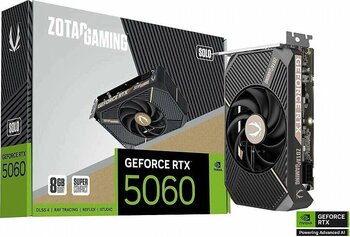 Zotac RTX 5060 Gaming Solo ZT-B50600G-10L 128 Bit GDDR7 8 GB Ekran Kartı