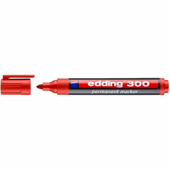 Edding Ed30002 300 Kırmızı Koli Kalemi