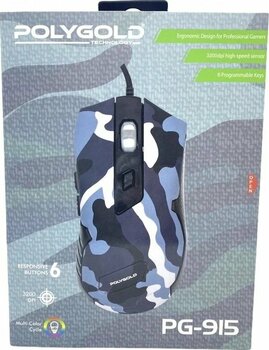 Polygold PG-915 Mavi 6 Tuş Kablolu USB 3200 DPI Oyuncu Mouse