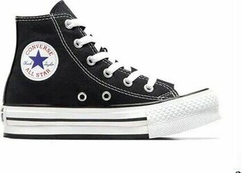 Converse Chuck Taylor All Star Eva Lift Çocuk Siyah Platform Sneaker.001 - 31