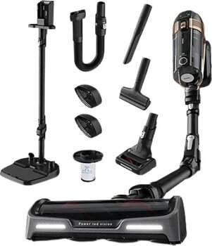 Tefal X-Force 15.60 Flex Bataryalı Kablosuz Şarjlı Dikey Süpürge Siyah Bakır + Dijital Mutfak Tartısı Hediye