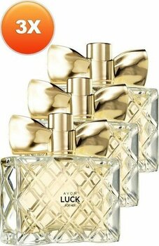 Avon Luck Kadın Parfüm Edp 50 Ml. Üçlü Set
