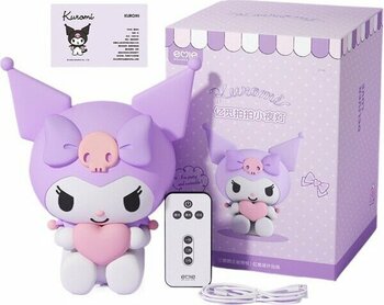 Grains Sanrio Hello Kitty Gece Lambası Pat Işık Kt Kedi Silikon Komodin Atmosfer Doğum Günü si Kızlar (Yurt Dışından) - Açık Mavi